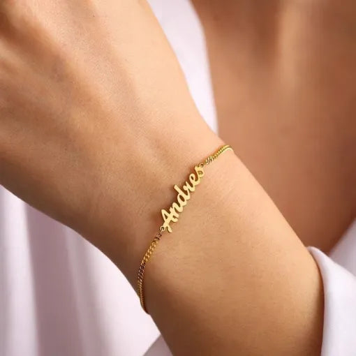 Custom Name Chain Bracelet