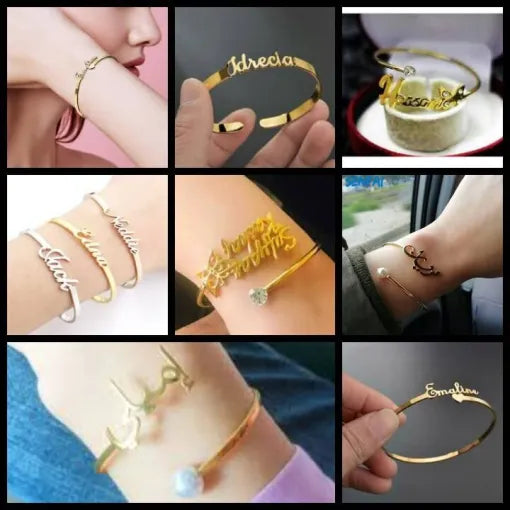Custom Name Chain Bracelet